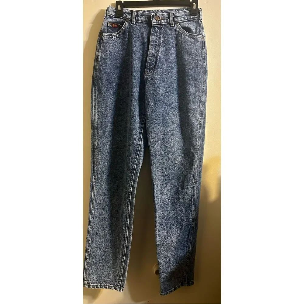 Vintage Lee high waisted acid wash jeans